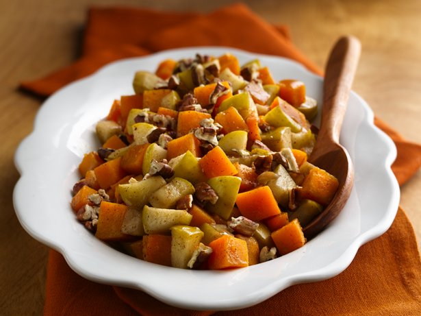 Baked Butternut Squash with&nbsp;Apples