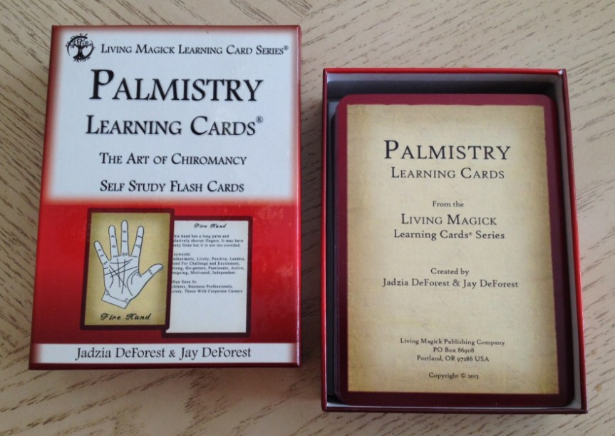 Palmistry Cards - Box and Cards