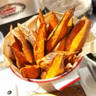 Baked Sweet Potato and Chile Wedges