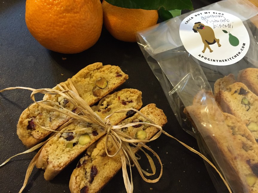 cranberry pistachio biscotti