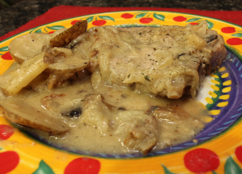 One Pot Skillet Pork and Potato Comfort