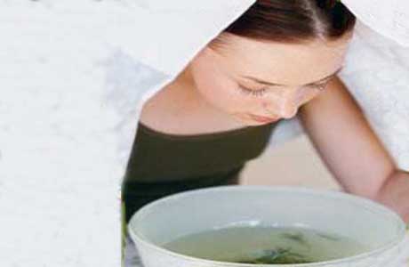 Steam Inhalation Natural Healing Remedy Using&nbsp;Herbs