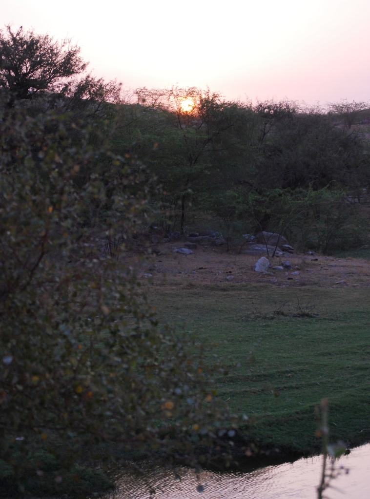 Sunrise in Lakshman sagar