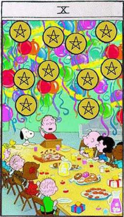 Card of the Day – 10 of Pentacles – Monday, July 18, 2016 — Tarot by&nbsp;Cecelia
