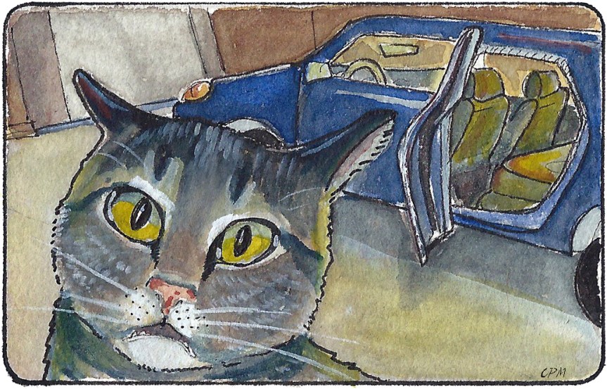Your Friday Art Cat&nbsp;Panics