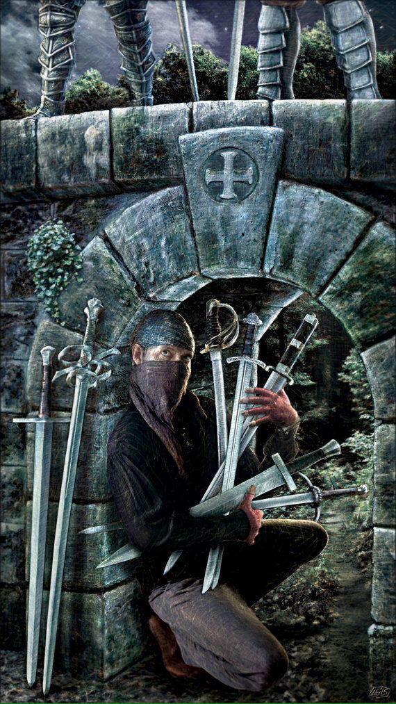 Card of the Day – 7 of Swords – Saturday, August 20, 2016 — Tarot by&nbsp;Cecelia