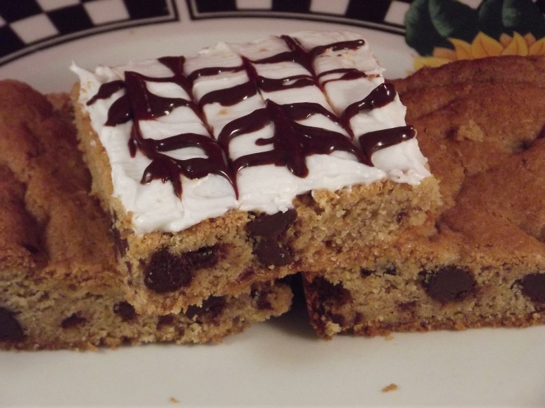 Gluten Free Chocolate Chip Cookie Squares