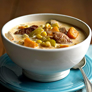 Sweet Potato Corn Chowder