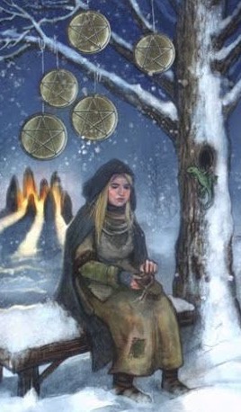 Card of the Day – 5 of Pentacles – Saturday, October 22, 2016 — Tarot by&nbsp;Cecelia