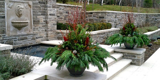 Winter Seasonal Urns and&nbsp;Planters