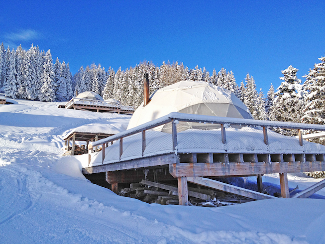 Whitepod: Eco-friendly igloos for the winter ski&nbsp;season