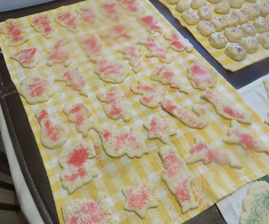 Getting Ready For Christmas-Making Cookies