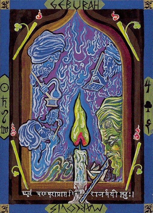 Card of the Day – 4 of Wands – Saturday, December 3, 2016 — Tarot by&nbsp;Cecelia
