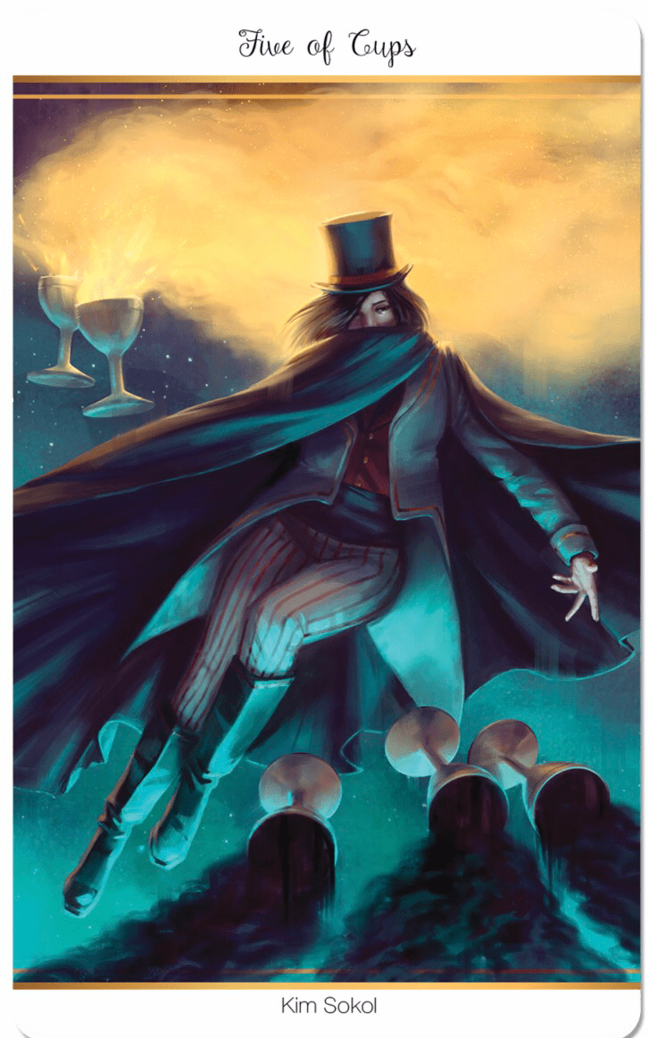 Card of the Day – 5 of Cups – Monday, December 12, 2016 — Tarot by&nbsp;Cecelia