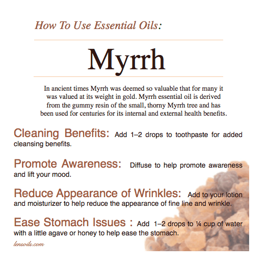 How to Use Myrrh Essential&nbsp;Oil
