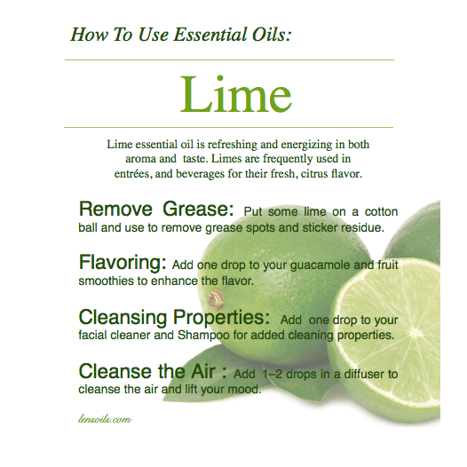 How to Use Lime Essential&nbsp;Oil
