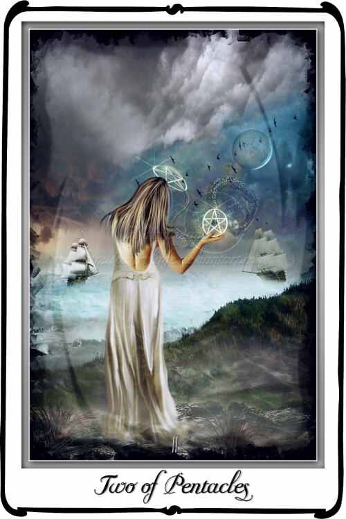 Card of the Day – 2 of Pentacles – Sunday, February 26,&nbsp;2017