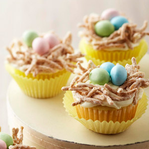 Bird’s Nest Cupcakes
