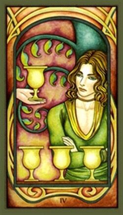 Card of the Day – 4 of Cups – Friday, March 3,&nbsp;2017