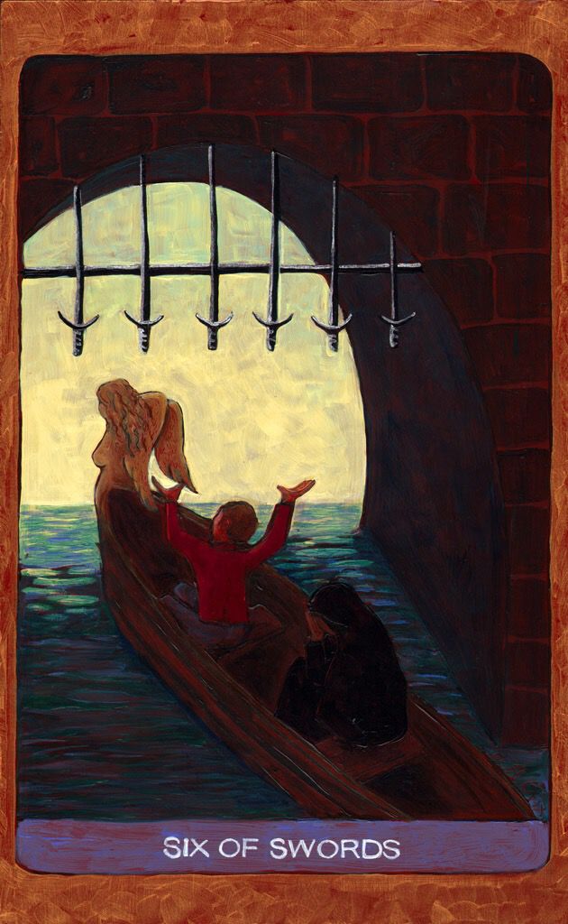 Card of the Day – 6 of Swords – Saturday, March 18,&nbsp;2017