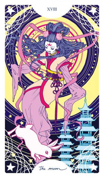 Trungles Tarot: Comic Book-style illustrations featuring Fae &&nbsp;Goddesses