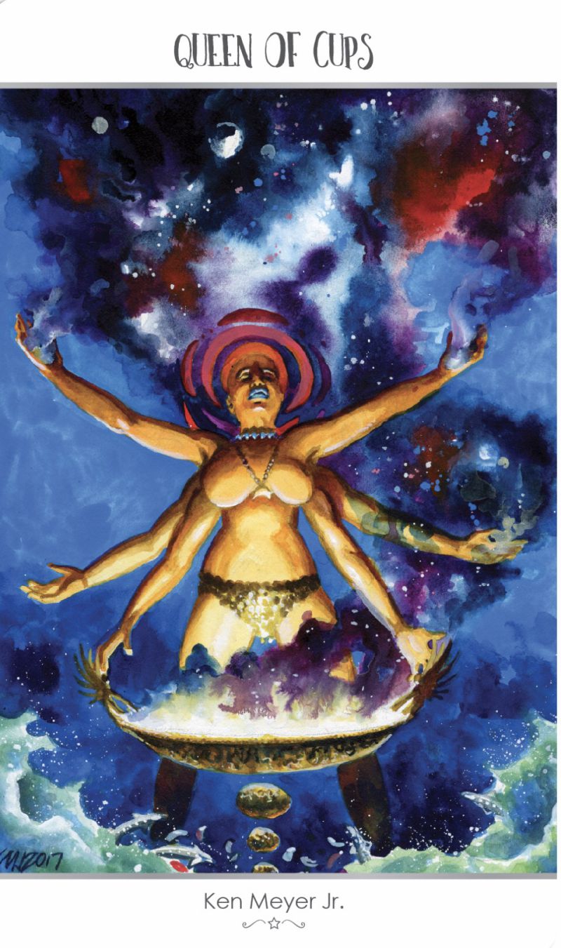 Card of the Day – Queen of Cups – Monday, April 24, 2017 — Tarot by&nbsp;Cecelia