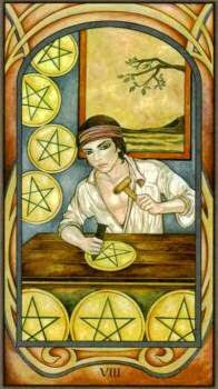 Card of the Day – 8 of Pentacles – Friday, May 5,&nbsp;2017