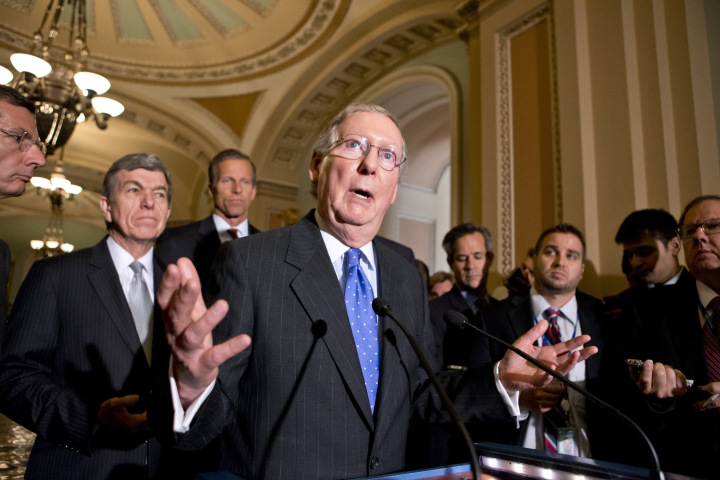 Image result for photo of mitch mcconnell and aides