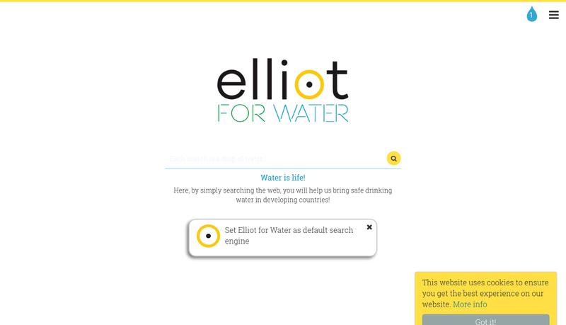Elliot for Water: Eco savvy search engine brings clean water to those in&nbsp;need