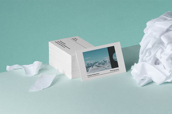 MOO turns T-shirt scraps into recycled cotton paper business&nbsp;cards