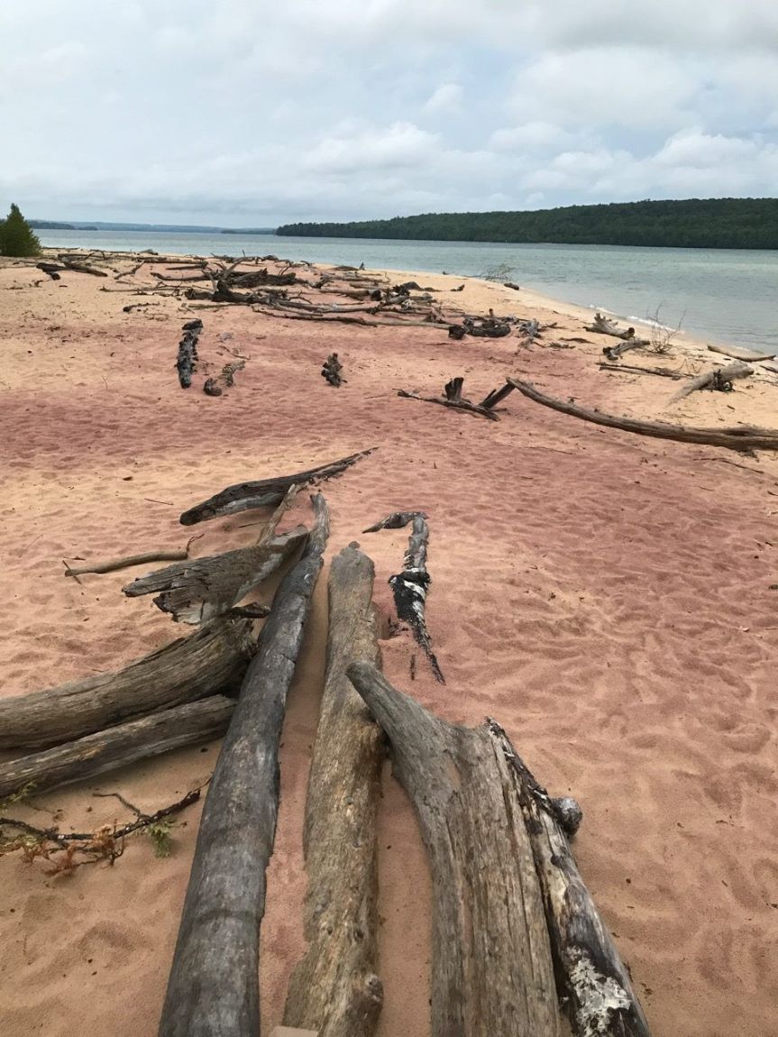The Pink Sands of Sand Point — Michigan in&nbsp;Pictures