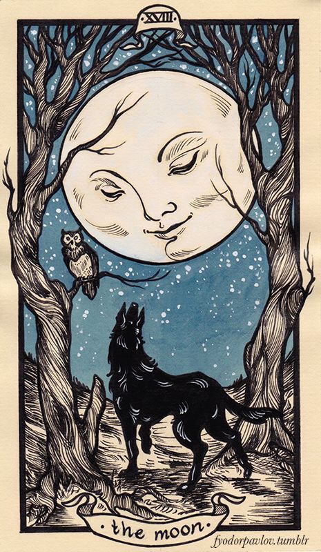 Card of the Day – The Moon – Sunday, August 27, 2017 — Tarot by&nbsp;Cecelia