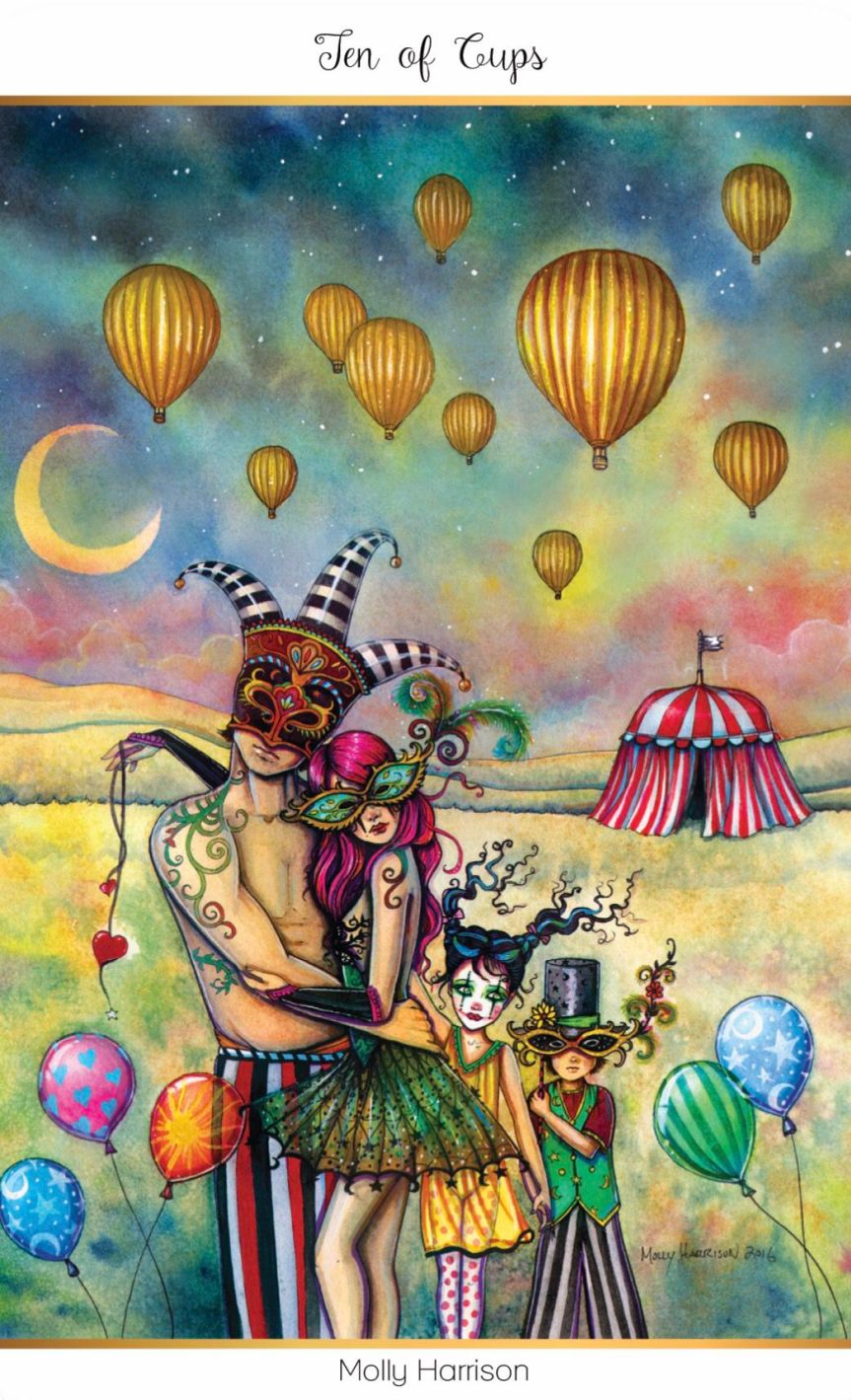 Card of the Day – 10 of Cups – Tuesday, November 14, 2017 — Tarot by&nbsp;Cecelia