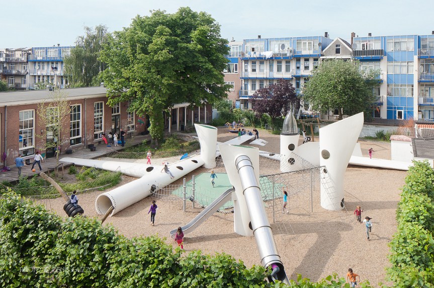 Wikado Playground: Kids playground built from discarded wind turbine&nbsp;parts
