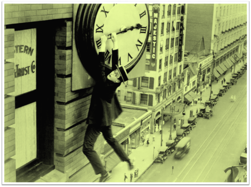 1923 Harold Lloyd Safety Last clock