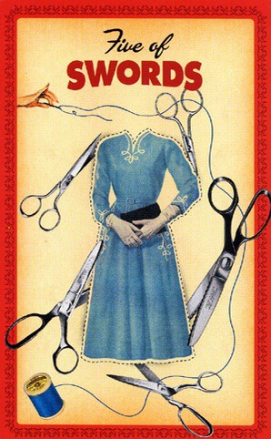Card of the Day – 5 of Swords – Friday, January 5, 2018 — Tarot by&nbsp;Cecelia