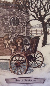 Card of the Day – 5 of Pentacles – Friday, January 12,&nbsp;2018