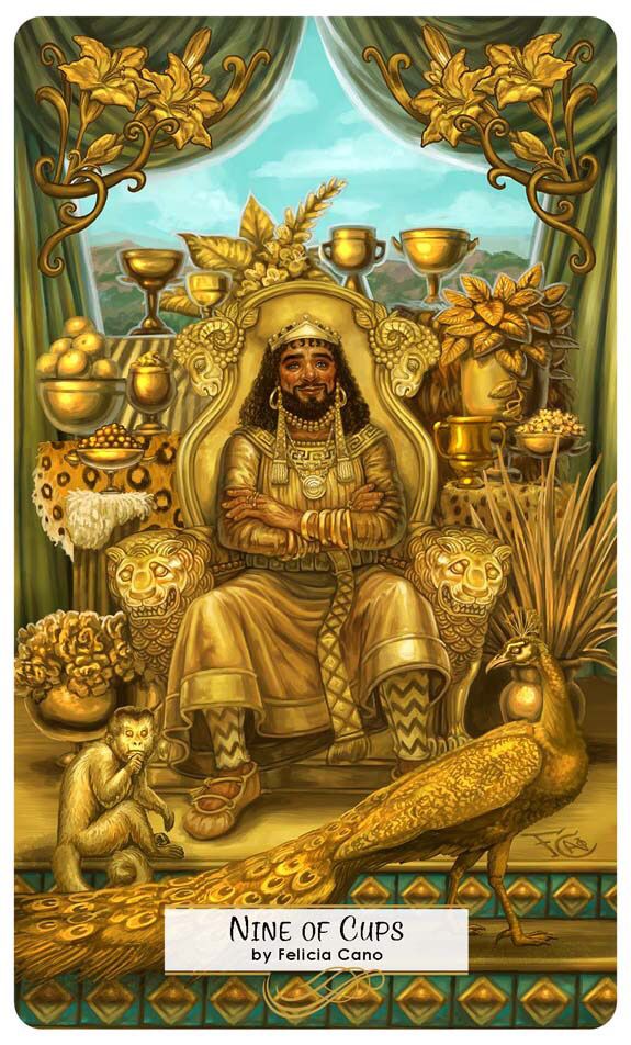 Card of the Day – 9 of Cups – Friday, March 30, 2018 — Tarot by&nbsp;Cecelia