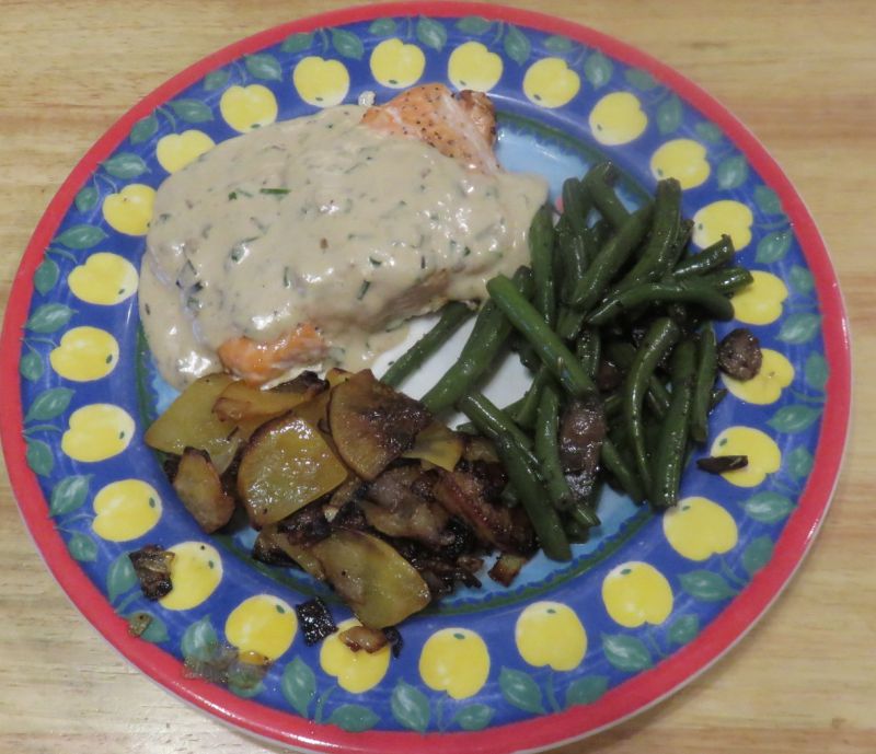 Roasted Salmon Dinner