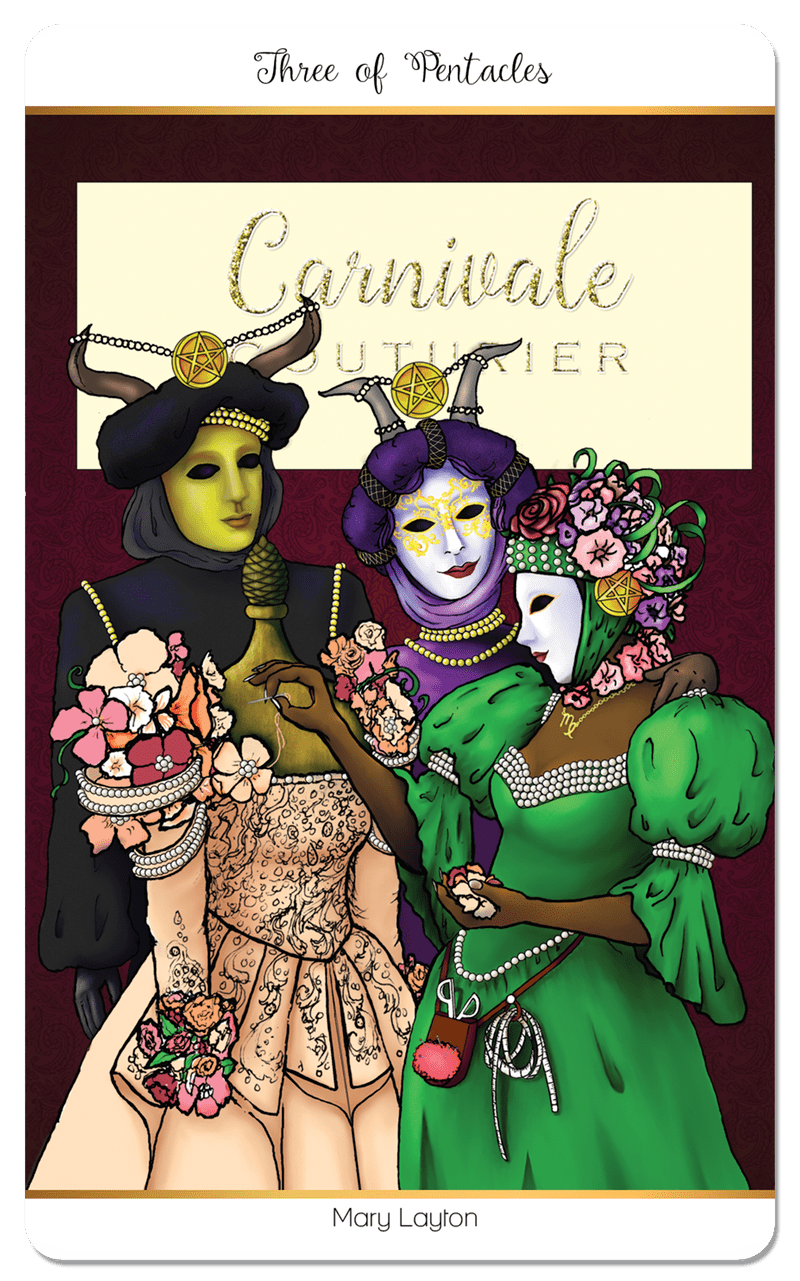 Card of the Day – 3 of Pentacles – Monday, April 23, 2018 — Tarot by&nbsp;Cecelia