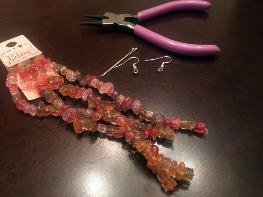 gemstone earrings supplies