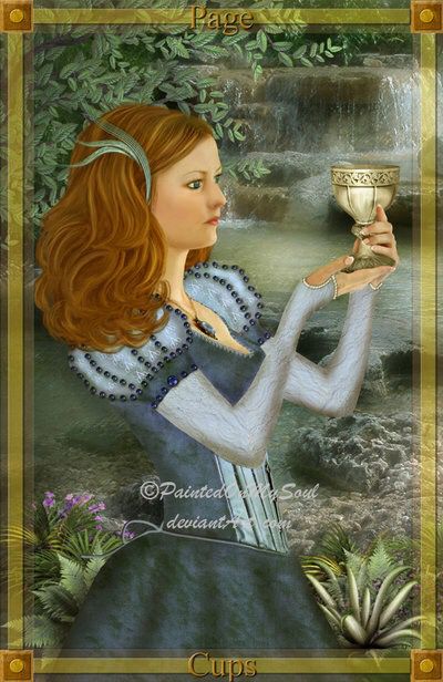 Card of the Day – Page of Cups – Thursday, April 5, 2018 — Tarot by&nbsp;Cecelia