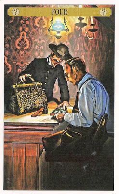 Card of the Day – 4 of Pentacles – Saturday, May 26, 2018 — Tarot by&nbsp;Cecelia