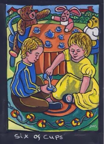 Card of the Day – 6 of Cups – Monday, May 21, 2018 — Tarot by&nbsp;Cecelia
