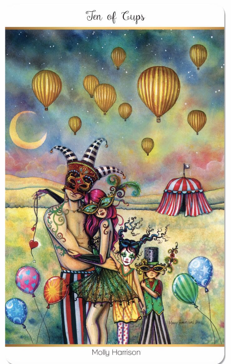 Card of the Day – 10 of Cups – Monday, June 4, 2018 — Tarot by&nbsp;Cecelia