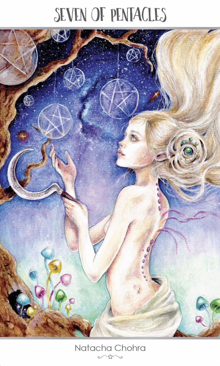 Card of the Day – 7 of Pentacles – Friday, July 6, 2018 — Tarot by&nbsp;Cecelia