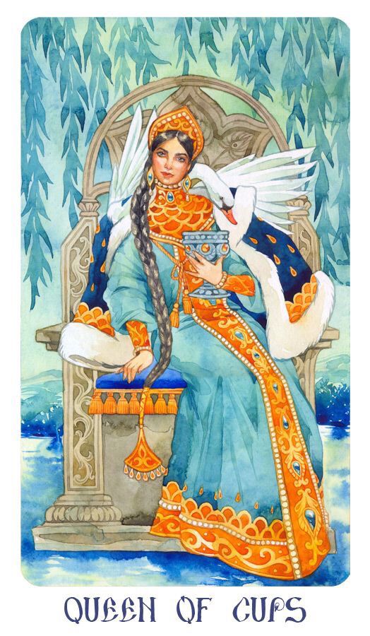 Card of the Day – Queen of Cups – Sunday, July 8, 2018 — Tarot by&nbsp;Cecelia