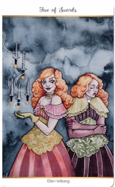 Card of the Day – 5 of Swords – Wednesday, August 15, 2018 — Tarot by&nbsp;Cecelia