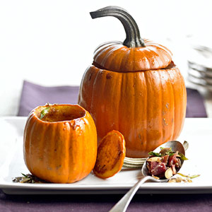 Roasted Pumpkins with Bacon and Brown&nbsp;Sugar