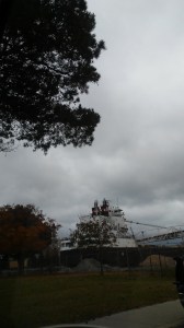 Ship at the Dock on Lake Huron